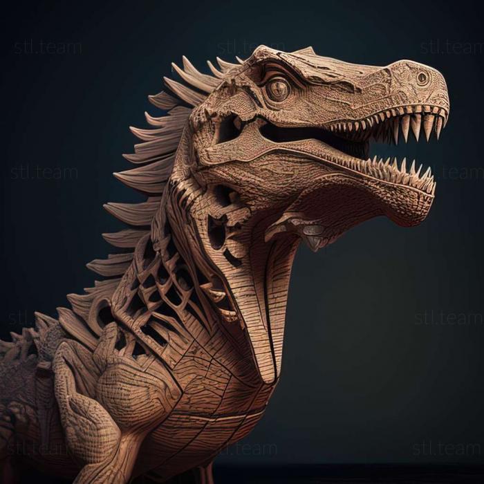 3D model Acrocanthosaurus (STL)